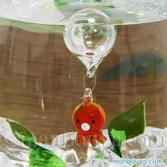 タコ グッズ ミニチュア ガラス細工 浮き玉 インテリア 雑貨 フロート 浮き球 たこ フォーカート