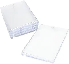 ノンブランド品 マグネットローダー カードホルダー トレカ用 コレクション 収納ケース 硬質プラスチック製 5個セット
