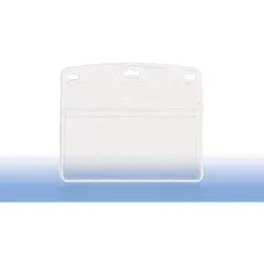 オープン工業 名札用ケース ソフト ヨコ 特大サイズ チャック付 1枚入 NX-107P （1点）