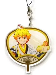 【中古】雑貨 我妻善逸(等身) うちわ風アクリルチャーム 「鬼滅の刃×セガ」 セガキャッチャーオンライン限定