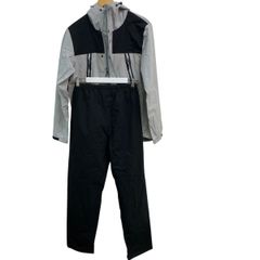 【美品】 WORKMAN ワークマン AEGIS R1300 3レイヤー透湿ストレッチレインスーツ ジャケット パンツ 上下セット　Lサイズ 14895-80