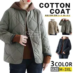 キルティングコート レディース 中綿 ジャケット 中綿コート ショート丈 コート 冬 キルティング ショートコート 無地 軽量 防寒 防寒コート ゆったり カーディガン アウター カジュアル風 ノーカラー j2l3555