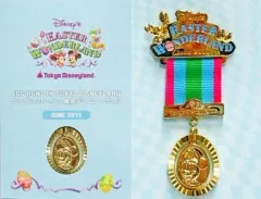 【中古】バッジ・ピンズ(キャラクター) ミッキー イースターバッジ(6月) 「エッグハント・イン・東京ディズニーランド2011」 エキスパートコース賞品