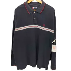 チャップスラルフローレン CHAPS RALPH LAUREN 90-2000s ロゴ刺繍 ロングスリーブ ポロシャツ メンズ  XXL