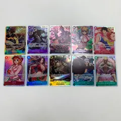 【現状渡し品】 ワンピースカードゲーム  キズあり SEC・SR 10枚セット コアラ ドフラミンゴ 他 トレカ 【071-241125-KY-47-fuz】