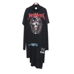 VETEMENTS 16AW スカルレイヤードカットソー WF17DR4 XSのサムネイル