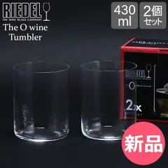 【新品】 Riedel リーデル The O wine Tumbler オー タンブラー H2O Whiskey ウイスキー クリア （透明） 414/2 ワイングラス [RIE-9704-000]のサムネイル