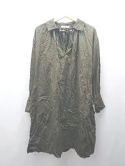 ◇ ⊂ WALANCE ワランス シンプル 長袖 ロング ワンピース サイズ表記なし カーキ系 レディース E  【1505290002301】のサムネイル