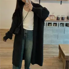 カーディガン レディース ロングカーディガン トップス ロング丈 長袖 厚手 アウター カーディガン ニット おしゃれ 可愛い 秋冬 秋服 冬服 通勤 暖かい 体型カバー 20代 30代 40代 女性用 上品 hJeS590