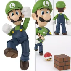 【中古】フィギュア S.H.Figuarts ルイージ 「スーパーマリオ」