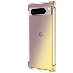 Google Pixel 8 Pro ケース ピクセル8プロ  グラデーション耐衝撃 ソフト ケース 【Color】 ブラック・ゴールドのサムネイル