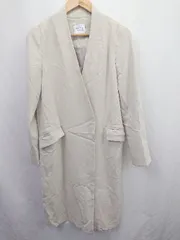 ◇ ⊇ UNITED TOKYO ユナイテッドトウキョウ シンプル 長袖 ノーカラージャケット サイズ2 ベージュ レディース E  【1506110008015】