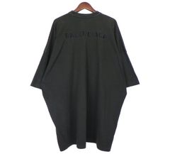 バレンシアガ BALENCIAGA 【 528409 TBV36 】 バック ロゴ 刺繍 オーバーサイズ 半袖 Tシャツ　40316