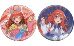 【中古】バッジ・ビンズ 中野五月 缶バッジ2個セット 「ドリーミーくじ 五等分の花嫁∽ MIXシリーズ」 E賞