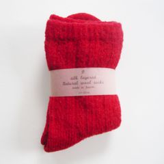 靴下｜【たむら靴下店】silk layerd natural wool socks シルク二重ソックス