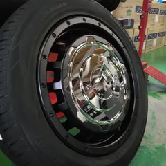 新品 ライズ ロッキー （ハイブリッド車） タイヤホイール 4本セット 195/65R16 当社特選タイヤ LEXXEL SwaGGer Oldstyle 16インチのサムネイル