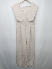 ◇ Raycia レイシア ノースリーブ オールインワン ベージュ レディース P  【1406110005963】