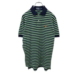 【Polo by Ralph Lauren】 ロゴ刺<!-利用不可文字-!> ポロシャツ S-1224