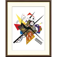 カンディンスキー「黒い色斑Ⅰ」、希少画集画、新品高級額