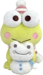 かえるのピクルス　けろけろケロッピコラボ雪だるま2体 サンリオ けろけろけろっぴ×かえるのピクルス カラビナ