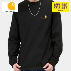 【ムラスポ公式】CARHARTT　WIP　カーハート　長袖　Tシャツ　ロンT　ダブリューアイピー　ルーズシルエット　（ブラック）　24-25モデル　I029955