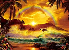 クリスチャン・ラッセン、【ドーン　オブ　ダイアモンド】 クリスチャン・リース・ラッセン ビッグアート「ドーン オブ