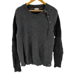 希少2000sドリスヴァンノッテンウールニットシャツセーター古着ビンテージ 希少2000sドリスヴァンノッテンウールニットシャツセーター古着ビンテージ