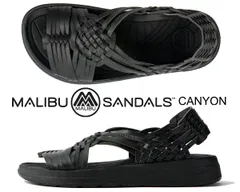 マリブ サンダルズ キャニオン ヴィーガンレザー ブラック MALIBU SANDALS CANYON VEGAN LEATHER BLACK/BLACK ms01-0001のサムネイル