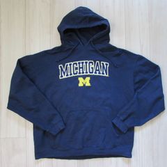 【海外規格XL】古着　スウェットパーカー　ProEdge　University of Michigan　カレッジ系　ビッグシルエット