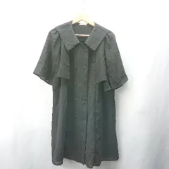 ◇ ⊂ axes femme アクシーズファム 肩装飾 半袖 膝上 ワンピース サイズM ブラック レディース E  【1410100063086】