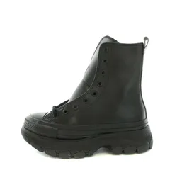 コンバース CONVERSE オールスターRトレックウエーブSLシンハイ ALL STAR R TREKWAVE SL SHIN-HI スニーカー シューズ フェイクレザー 厚底 US4.5 23.5cm 黒 ブラック 1SD544 /YT