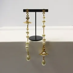 【姫路東店】 中古 Vivienne Westwood | ヴィヴィアンウエストウッド ピアス ブロークンパール ゴールド 【136】