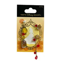 ディズニー【ピアス】美女と野獣 ベル 薔薇 アクセサリー TDR