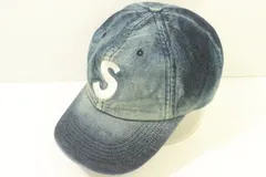【中古】 Supreme メンズキャップ -- Cordura Denim S Logo 6-Panel Supreme -- インディゴブルー 藍 デニム