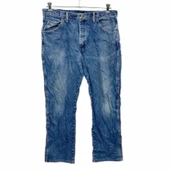 Wrangler デニムパンツ W36 ラングラー ビッグサイズ レギュラーフィット ブルー コットン メキシコ製 古着卸 アメリカ仕入 2405-819