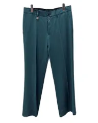 メゾンマルジェラ Maison Margiela FLARE TROUSERS SLACKS フレア トラウザー スラックス ボタンフライ パンツ ズボン MM6 緑 無地 スラックス グリーン サイズ 46 104MB-140のサムネイル