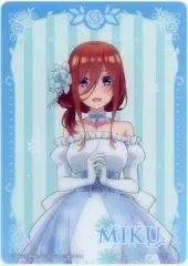 【中古】紙製品 中野三玖 ブラインドコレクションシート 「きゃらっとくじ 五等分の花嫁∬～Shine Snow～」 L賞