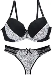 Unigrand ユニグランド ブラジャー ショーツ セット セクシー ランジェリー C80/L、ホワイト( ホワイト,  C80/L)