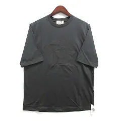 未使用品 エルメス HERMES 2023SS シュヴォー アン シンメトリー Chevaux en Symetrie 3D Tシャツ 5分袖 クルーネック グレー系 XSのサムネイル