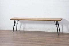 ★事前問合せ必須★ ACME Furniture アクメ ファニチャー  GRANDVIEW BENCH グランドビュー ベンチ ベンチ 中古 美品 オーク材 長椅子 ダイニングベンチ 板座チェア 椅子 イス 花台 リペア+発送まで3週間前後 R-082293