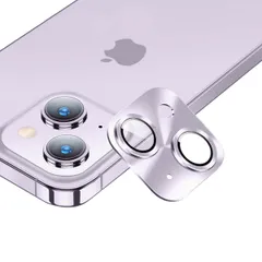 【最短発送】/ 14 14 14 14 (iPhone カメラカバー アルミ合金 露出オーバー防止 耐衝撃 Plus Plus カメラ保護フィルム プラス /アイフォン14 アイフォン14 パープル) [Kakuki] カメラフィルム /iPhone iPho