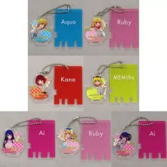 【中古】キーホルダー 全7種セット 「推しの子×極楽湯・RAKU SPA 極楽推しの湯巡り トレーディング銭湯錠風キーホルダー お風呂ver.」