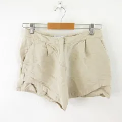 マックス&コー MAX&CO. ショートパンツ リネン混 ベージュ 38 *T251