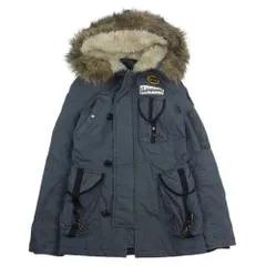 HYSTERIC GLAMOUR ヒステリックグラマー 2AC-8090 ワッペン付き N-3B プリマロフト 中綿 ジャケット カーキ系 F【中古】のサムネイル