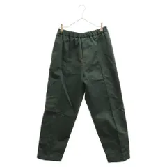 JIL SANDER (ジルサンダー) センタープレス リラックスフィット イージーフィット グリーン TROUSER D 09 AW 20 J21KA0012のサムネイル