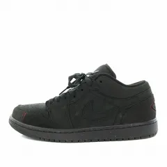 ナイキ NIKE エアジョーダン1ローSEクラフト Air Jordan 1 Low SE Craft スニーカー シューズ スエード US8 26.0cm 黒 ブラック FD8635-001 /YT