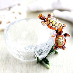 GB004-1 【正規品】＜トゥインクルボックス 竜宮の使い＞ピィアースのガラス小物入れ ギフト  可愛い 誕生日プレゼント クリスマス ピィアース 東京銀座ピカルス 東京銀座PICALS mer12