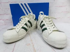 【中古】箱有 adidas ｱﾃﾞｨﾀﾞｽ ｽﾆｰｶｰ SUPERSTAR 82 GW6011 ﾎﾜｲﾄ×ｸﾞﾘｰﾝ 27.0cm 991832672