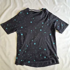 【Paul Smith】水玉柄 Tシャツ｜メンズLサイズ｜紺×水色｜コットン100％