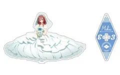 【中古】アクリルスタンド・アクリルパネル 中野三玖(ドレス) 描き下ろしアクリルフィギュアM 「五等分の花嫁∬」